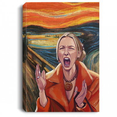 Phoebe Friends Oh My Eyes Funny Gallery Wrapped Framed Canvas Prints – Unframed Poster