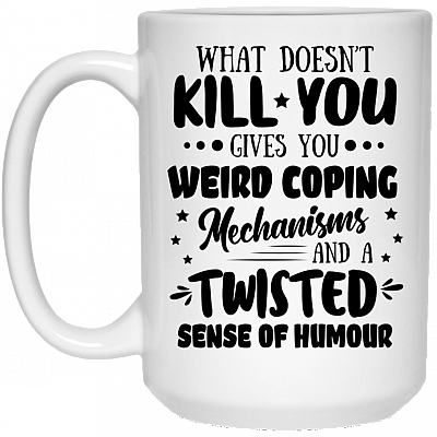 15 oz. White Mug