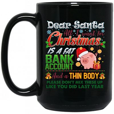 15 oz. Black Mug
