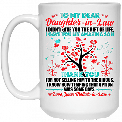 15 oz. White Mug