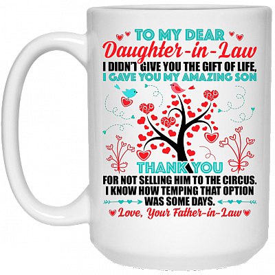 15 oz. White Mug