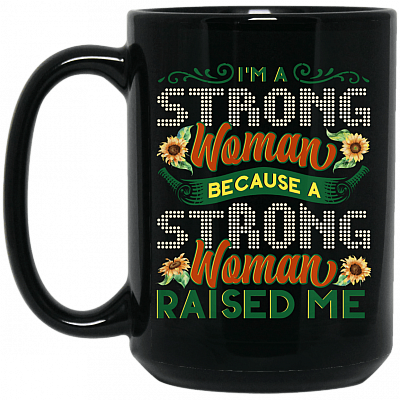 15 oz. Black Mug