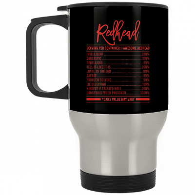 14 oz. Silver Travel Mug