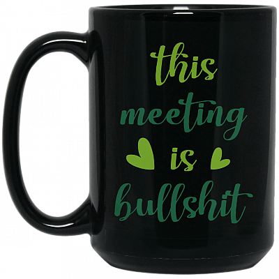15 oz. Black Mug