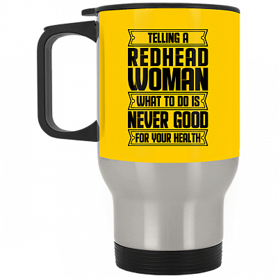 14 oz. Silver Travel Mug
