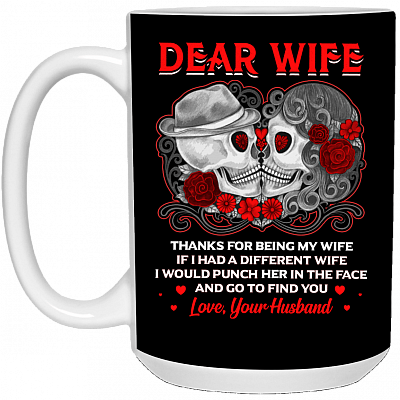 15 oz. White Mug