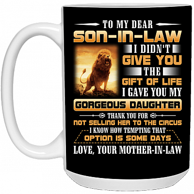 15 oz. White Mug