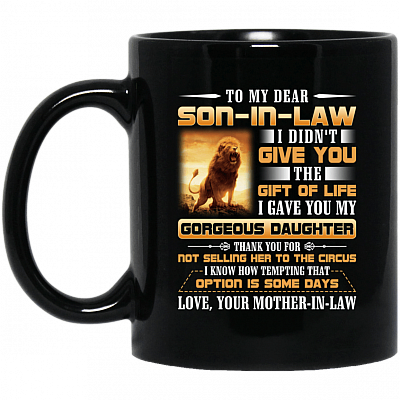11 oz. Black Mug
