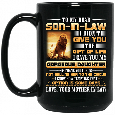 15 oz. Black Mug