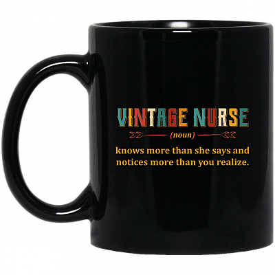 11 oz. Black Mug