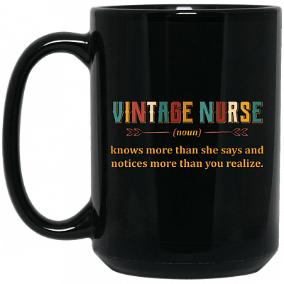 15 oz. Black Mug