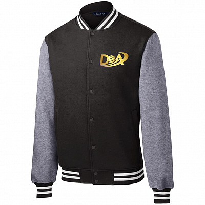 Fleece Letterman Jacket