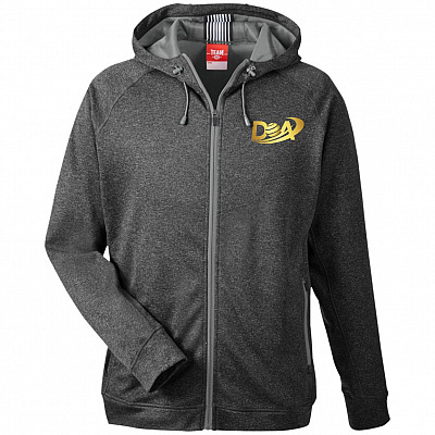 Heathered Performance Hooded Jacket