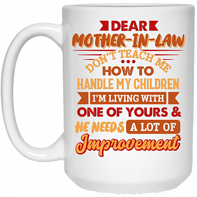 15 oz. White Mug