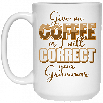 15 oz. White Mug