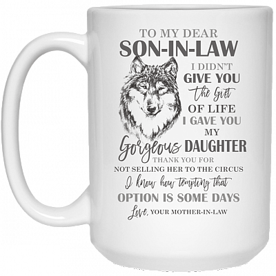 15 oz. White Mug