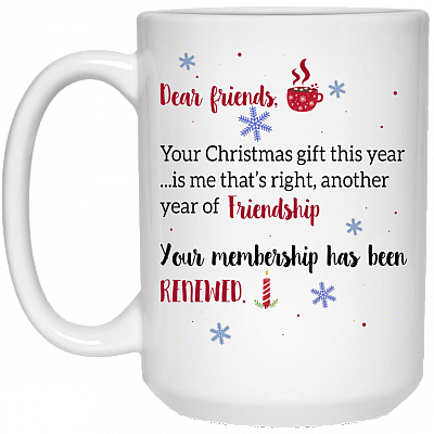 15 oz. White Mug