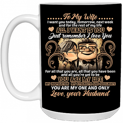 15 oz. White Mug