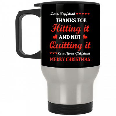 14 oz. Silver Travel Mug