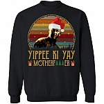 Yippee Ki Yay Mother Nakatomi 80s Movie Saying Quote Hoodie Sweatshirt - McClane Saying Merry Christmas Shirt