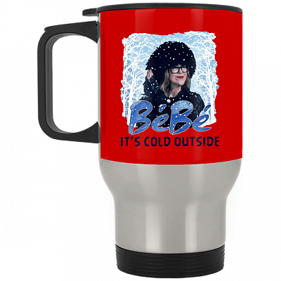 14 oz. Silver Travel Mug