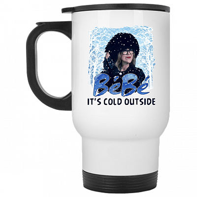 14 oz. White Travel Mug