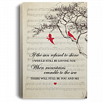 If The Sun Refused To Shine I Would Still Be Loving You Gallery Wrapped Framed Canvas Prints - Unframed Poster