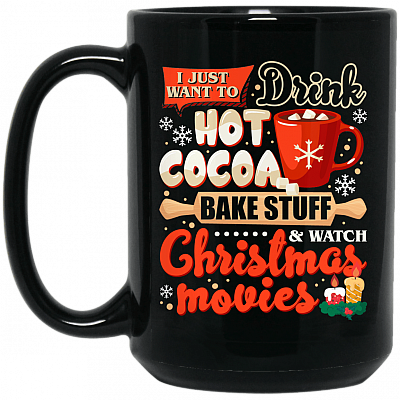 15 oz. Black Mug