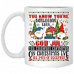You Know You're Norwegian When You Celebrate Christmas On Christmas Eve Coffee Mug - Beer Stein - Water Bottle