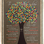 To Mother In Law You're The Mother I Received The Day I Wed Your Son Fleece Blanket - Sherpa Blanket