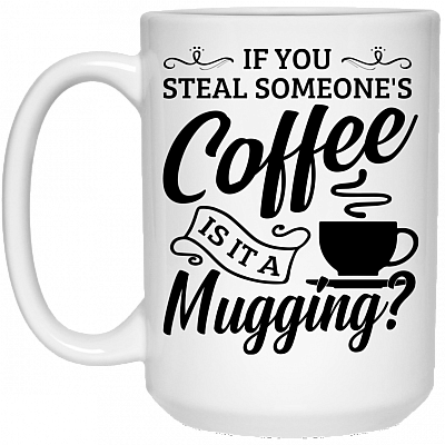 15 oz. White Mug