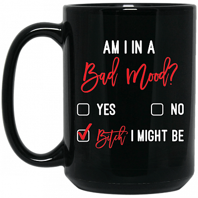 15 oz. Black Mug