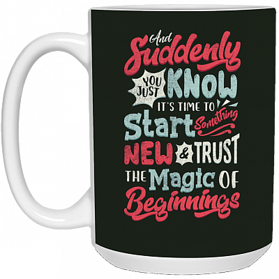 15 oz. White Mug
