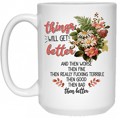 15 oz. White Mug