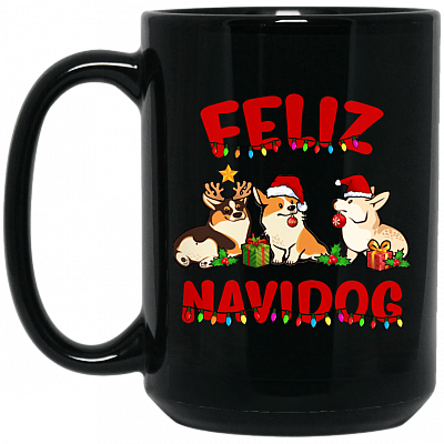 15 oz. Black Mug