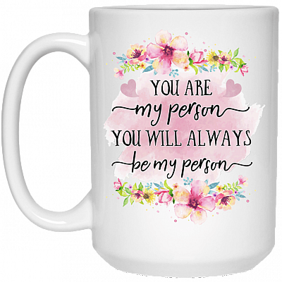 15 oz. White Mug
