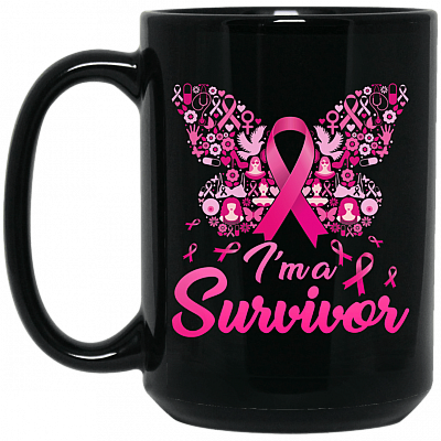 15 oz. Black Mug