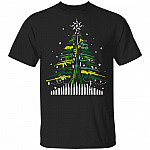 Christmas Tree Of Guns Riffles AK T-shirt - V-neck