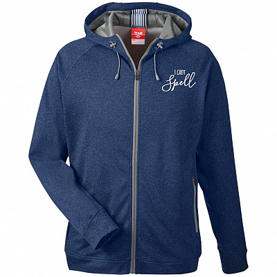 Heathered Performance Hooded Jacket