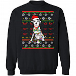 Dalmatian Christmas Lights Ugly Christmas Sweater Funny Xmas Gift For Dog Lovers