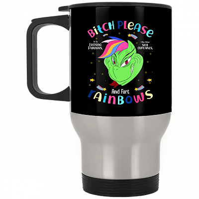 14 oz. Silver Travel Mug