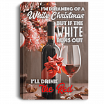 I'm Dreaming of a White Christmas Gallery Wrapped Framed Canvas Prints - Unframed Poster - Home Decor Wall Art