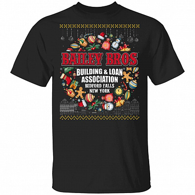 Bailey Bros Its A Wonderful Life Christmas T-Shirt