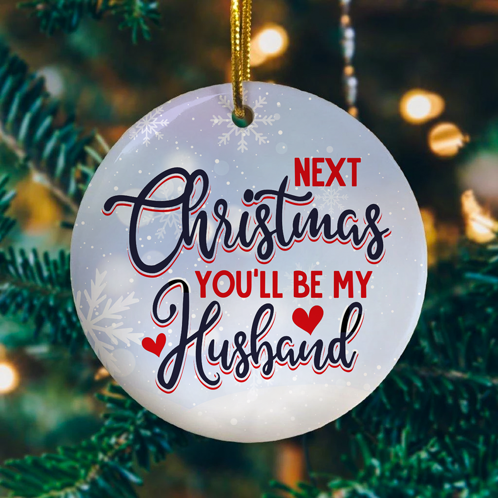 Merry Christmas Christmas Ornament For Husband Husband Ornament