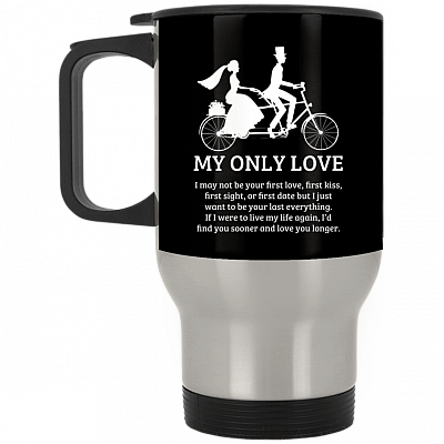 14 oz. Silver Travel Mug