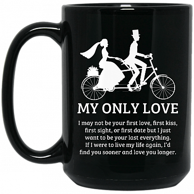 15 oz. Black Mug