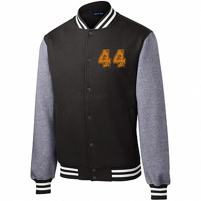 Fleece Letterman Jacket