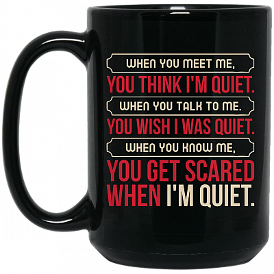 15 oz. Black Mug