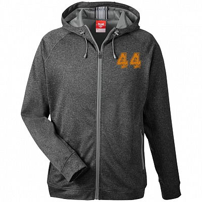 Heathered Performance Hooded Jacket