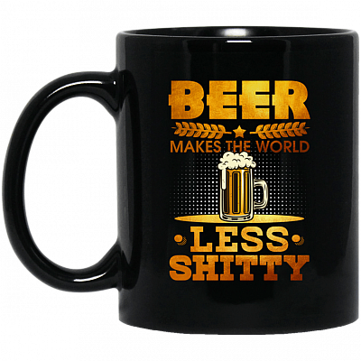 11 oz. Black Mug